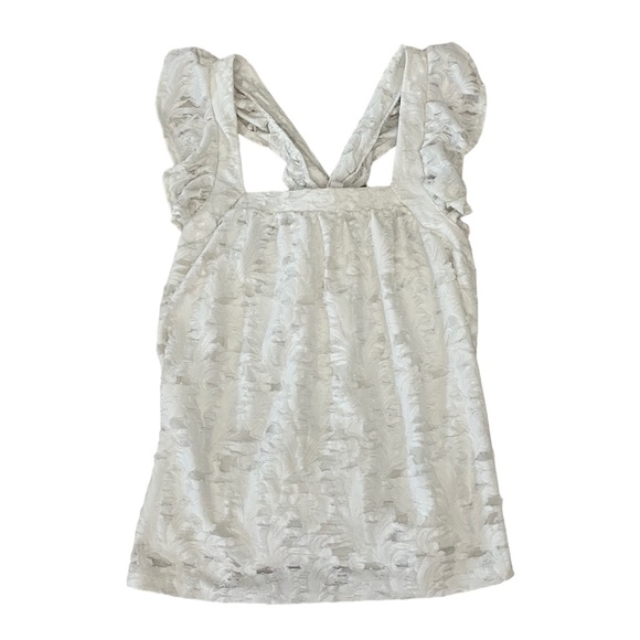 LC Lauren Conrad Tops - LC White racer back Top